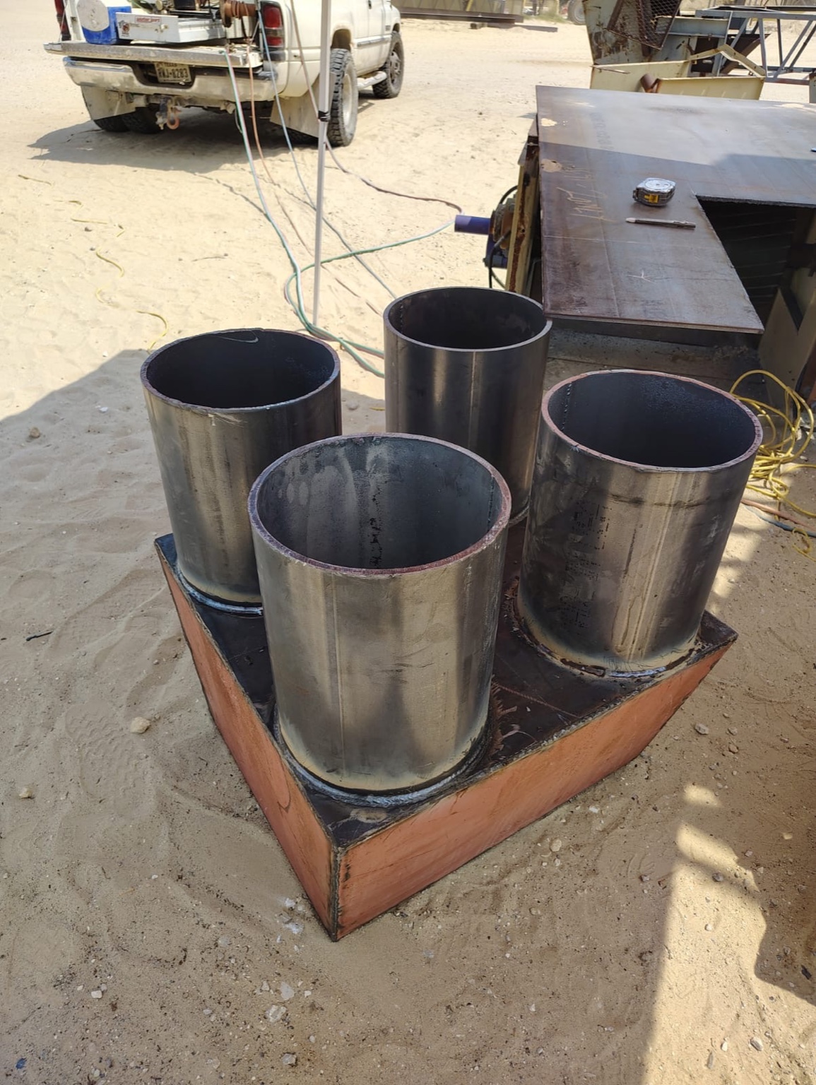 Ornamental railing MIG weld