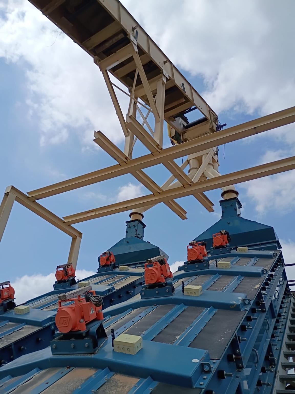 On-site beam erection